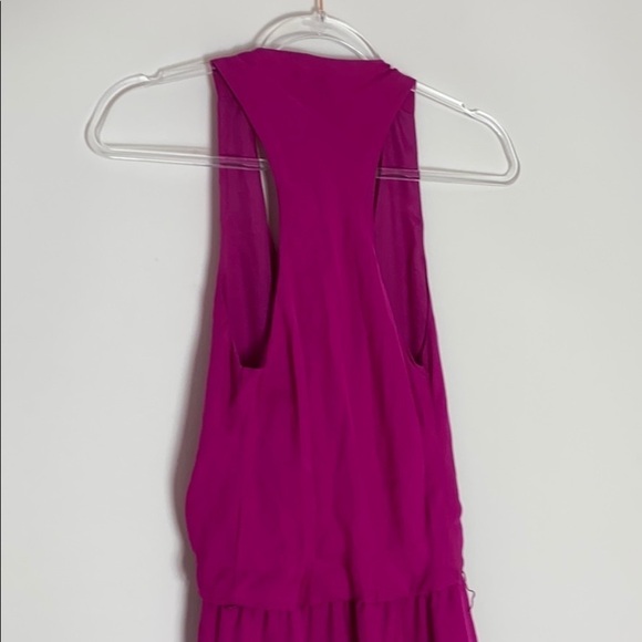 Haute Hippie silk draped asymmetrical dress - Picture 8 of 12